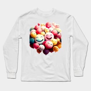 Magic of Smiles: Be Happy Long Sleeve T-Shirt